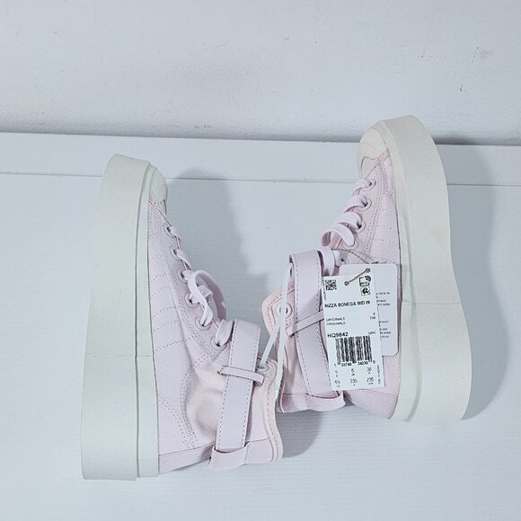 Adidas Nizza Bonega Mid /Almost Pink/ Women Sneakers Size 6.5 - HQ9842 - Picture 4 of 7
